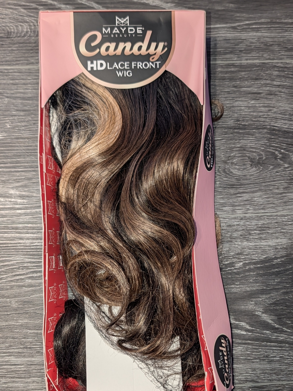 Candy HD Lace Front Wig - Brown with Blonde Highlights